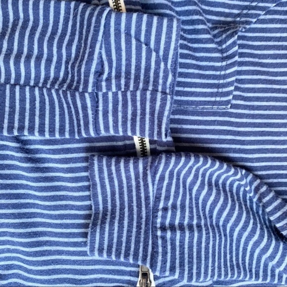 Abercrombie Kids Hoodie Blue Zip Up Viscose Jacket - Picture 9 of 14
